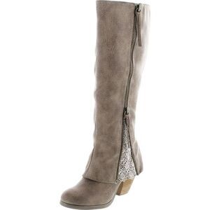 Not Rated Sassy Classy Taupe Womens boots 9 NEW